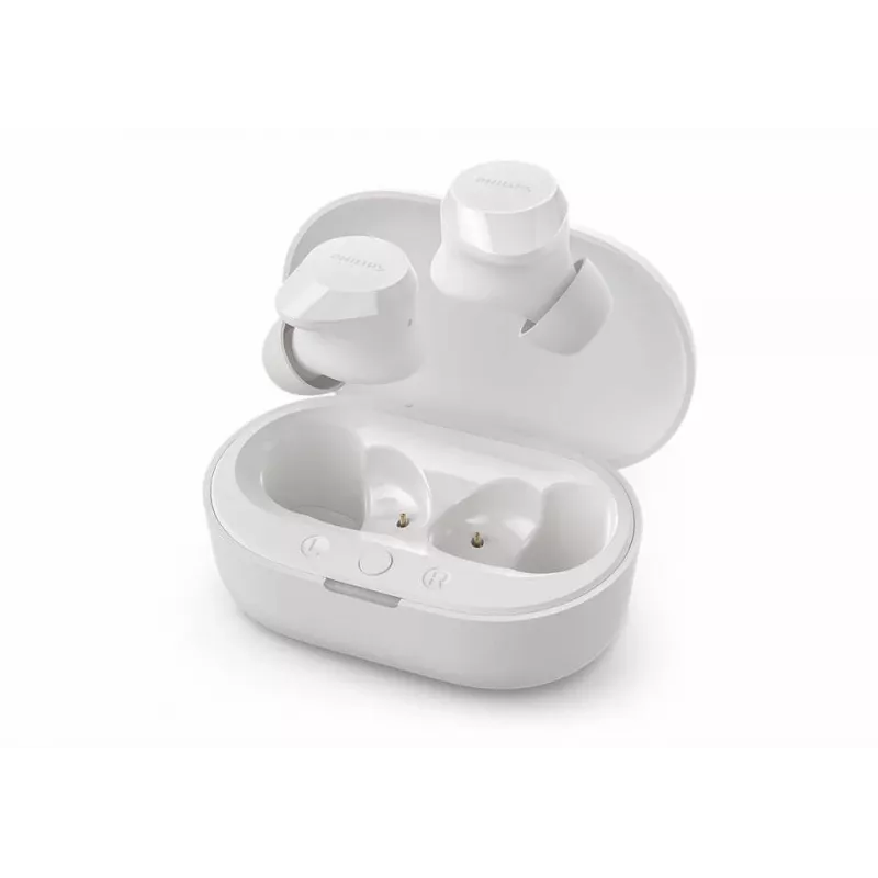 Philips TAT1209WT/00 kõrvaklapid/peakomplekt True Wireless Stereo (TWS) Kõrvasisesed Kõned/Muusika Bluetooth Valge