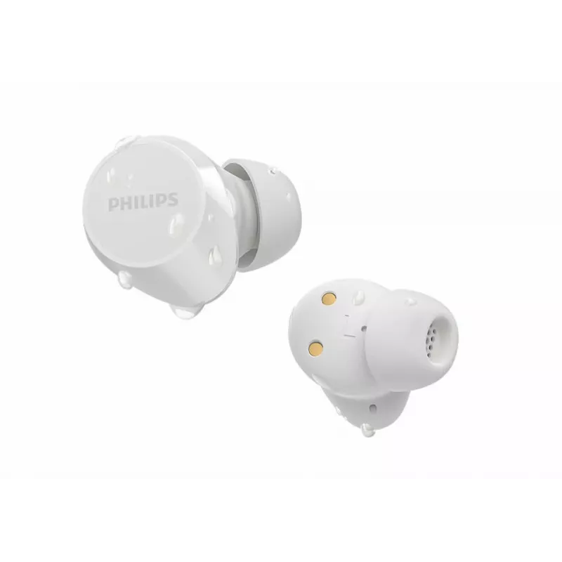 Philips TAT1209WT/00 kõrvaklapid/peakomplekt True Wireless Stereo (TWS) Kõrvasisesed Kõned/Muusika Bluetooth Valge