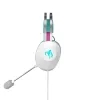 ASUS TUF Gaming H1 Gen II Hatsune Miku Edition peakomplekt Juhtmega ühendatav Peakomplekti kinnituse tüüp USB Type-A Roosa, Türkiissinine, Valge