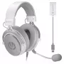 Juhtmega binauralsed kõrvaklapid ENDORFY VIRO Plus USB Onyx Valge — 5,3 cm draiverid, 20–20 000 Hz, 98 dB, 32 Ω, eemaldatav poomiga mikrofon, 2,9 m kaabel