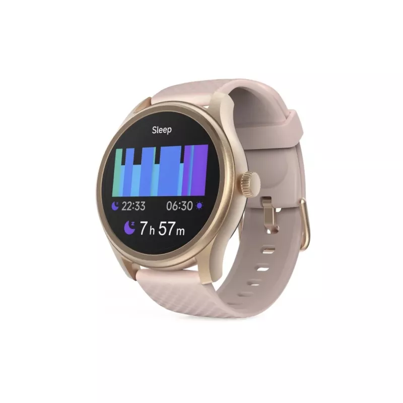 Hama Smartwatch 5010, une jälgimine, ümmargune, veekindel, 1,38 tolli, roosa (00178616)