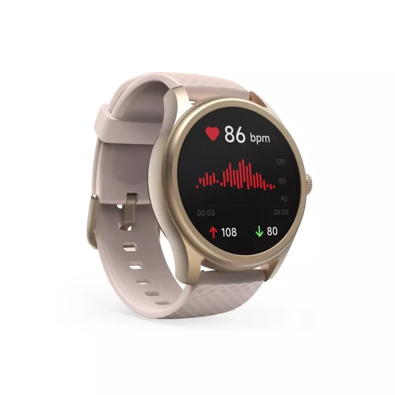 Hama Smartwatch 5010, une jälgimine, ümmargune, veekindel, 1,38 tolli, roosa (00178616)
