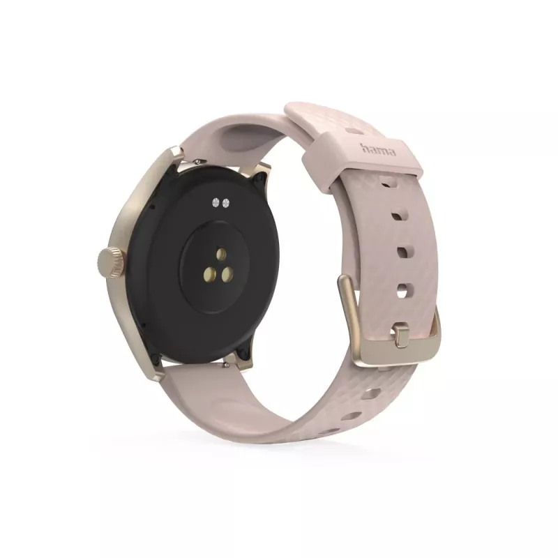 Hama Smartwatch 5010, une jälgimine, ümmargune, veekindel, 1,38 tolli, roosa (00178616)