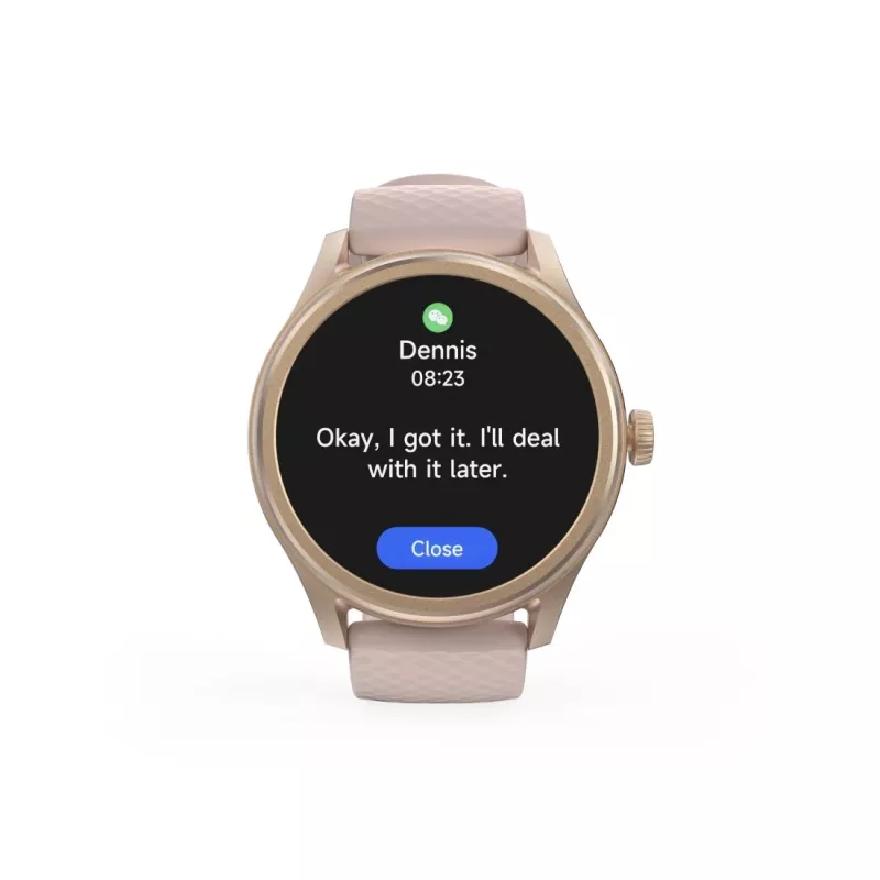 Hama Smartwatch 5010, une jälgimine, ümmargune, veekindel, 1,38 tolli, roosa (00178616)