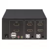 KVM Switch Manhattan 2-pordiline 4K HDMI USB Audio Juhtimine 2 Arvutit
