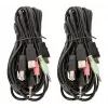 KVM Switch Manhattan 2-pordiline 4K HDMI USB Audio Juhtimine 2 Arvutit