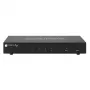 Techly IDATA DP-KVM4 KVM-lüliti Rack-paigaldus Must
