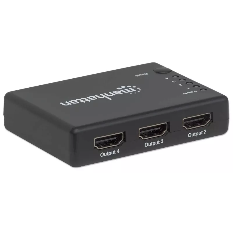 HDMI-jaotur Manhattan 4-pordiline kompaktne