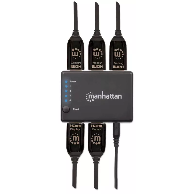 HDMI-jaotur Manhattan 4-pordiline kompaktne