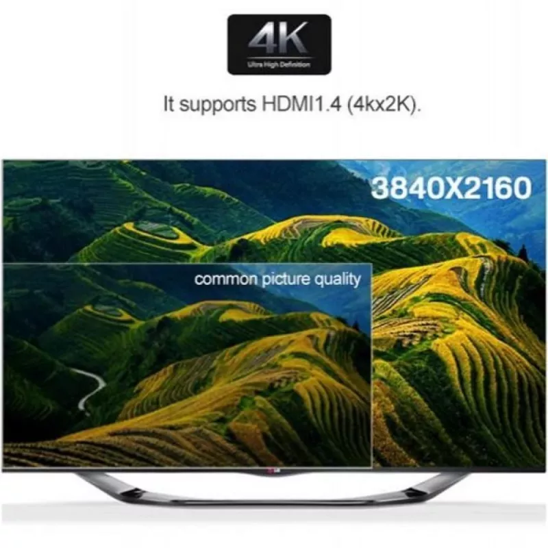 Techly HDMI jaotur 2.0 4K UHD 3D 8-suunaline, HDMI, 8x HDMI, 3840 x 2160 pikslit, must, alumiinium, 4K Ultra HD