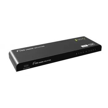 Techly IDATA HDMI2-4K8HDR videosignaalijaotur HDMI 8x HDMI
