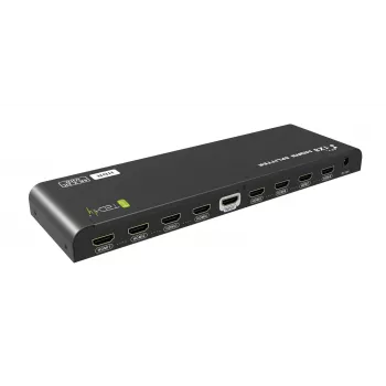 Techly IDATA HDMI2-4K8HDR videosignaalijaotur HDMI 8x HDMI