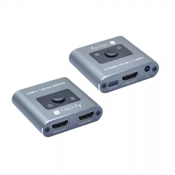 Video Switch Techly IDATA HDMI-2128KT HDMI 60Hz 2m 5V 1A