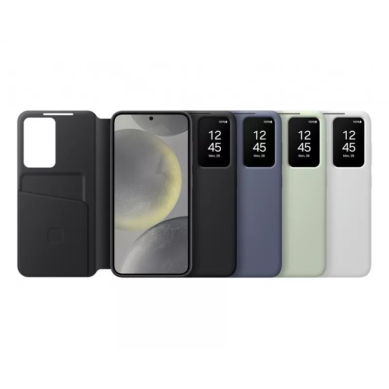 Samsung Galaxy S24 rahakottümbris, must, 6,2-tolline, 1 kaarditasku