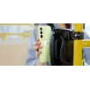 Telefoni kaitseümbris AVM EF-OA356 Samsung Galaxy A35-le, sobib 16,8 cm (6,6 tolli) ekraanile, laimiroheline, 1 kaarditasku