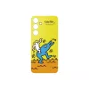 Ümbris Samsung Keith Haring Flipsuit Case S24 FE jaoks, kollane