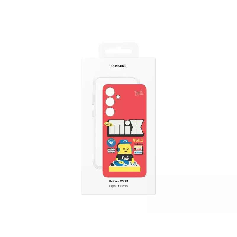 Cover Samsung Sticky Monster Lab Flipsuit Case S24 FE-le punane
