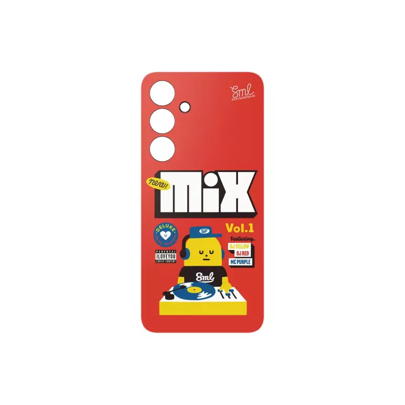 Cover Samsung Sticky Monster Lab Flipsuit Case S24 FE-le punane
