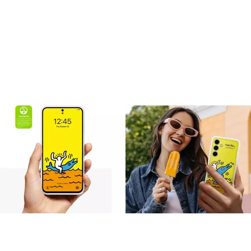 Cover Samsung Sticky Monster Lab Flipsuit Case S24 FE-le punane