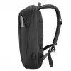 Sülearvutikott MODECOM Active 15 PLE‑MC‑ACTIVE‑15 15,6-tollistele sülearvutitele, 8 GB RAM (silt) — ökonahk, must, tõmblukuga, USB-port