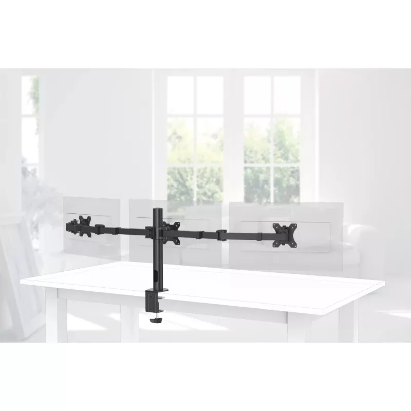 Hama 00118495 monitorialus / statiiv 68,6 cm (27 tolli) Lauale Kinnitatav Must
