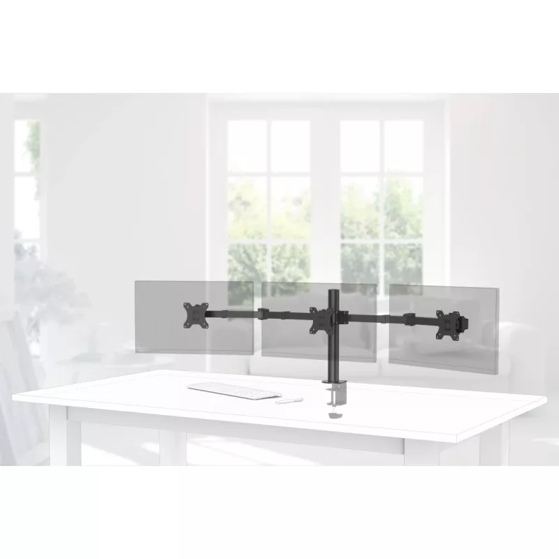 Hama 00118495 monitorialus / statiiv 68,6 cm (27 tolli) Lauale Kinnitatav Must