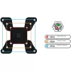 Monitorihoidik Techly ICA-LCD-500BK 76.2 cm (30 tolli) Lauale Must