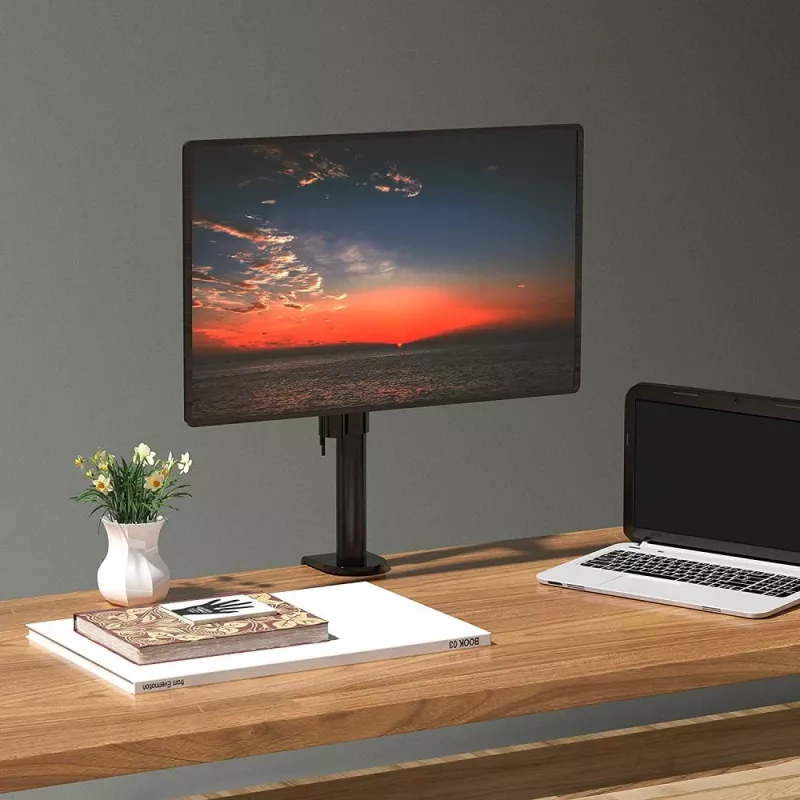Monitorihoidik Techly ICA-LCD-500BK 76.2 cm (30 tolli) Lauale Must
