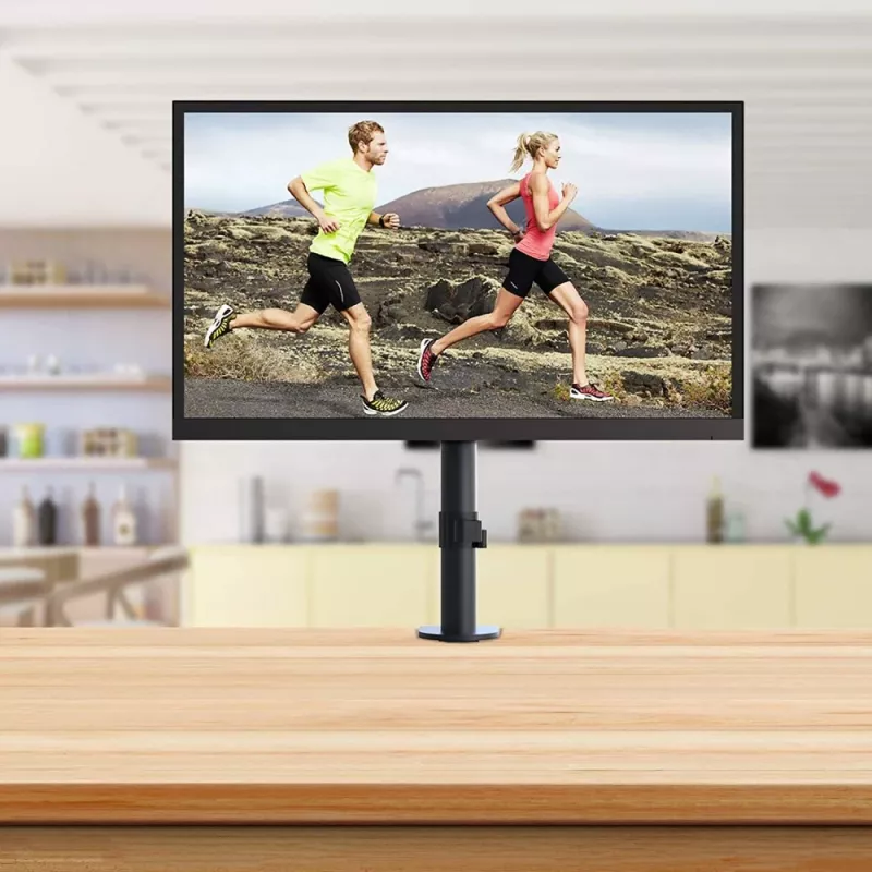 Monitorihoidik Techly ICA-LCD-500BK 76.2 cm (30 tolli) Lauale Must