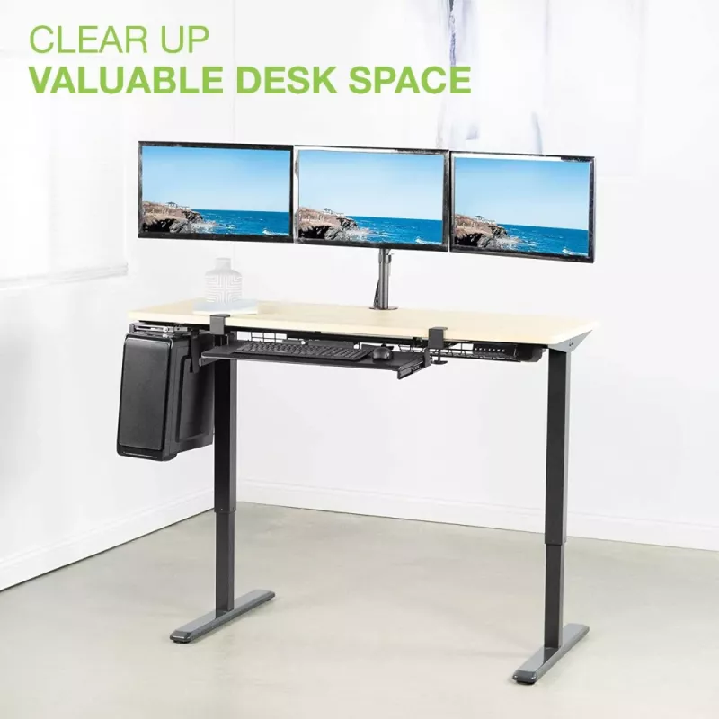 Techly 13-24 tolli lauaalus kolme monitori jaoks terminaliga ICA-LCD-482-T