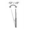 TV-kinnitus Hama 00220818 Must 75 kg 100 tolli 46 tolli 2,54 m