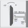 Techly 19-37 tolli seinakinnitus LED LCD TV-le kallutatav 2 liigendit must” ICA-LCD 2901
