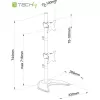 Techly ICA-LCD 2520V monitori kinnitus / alus 68,6 cm (27 tolli) Laud Must