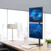 Techly ICA-LCD 2520V monitori kinnitus / alus 68,6 cm (27 tolli) Laud Must