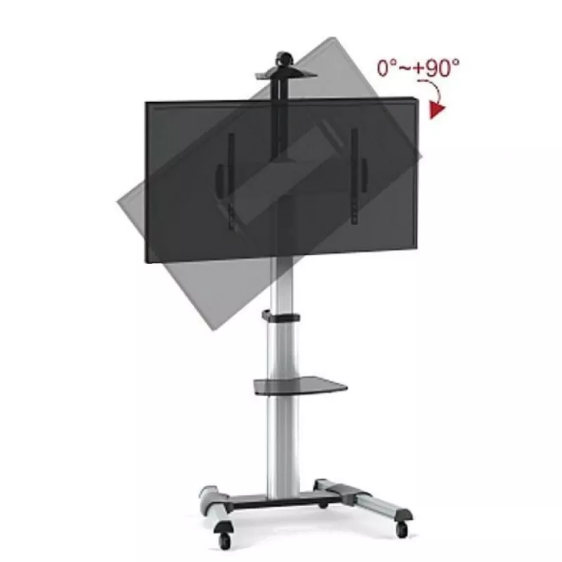 Techly põrandatugi-käru LCD / LED / Plasma 37-70 riiuliga ” ICA-TR15