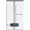 Techly projektori laepikendus 60-102 cm hõbedane ICA-PM 102XL