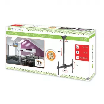 Techly 37–70 teleskoopne universaalne laekinnitus LED-telerile/LCD-ekraanile ICA-CPLB 946S