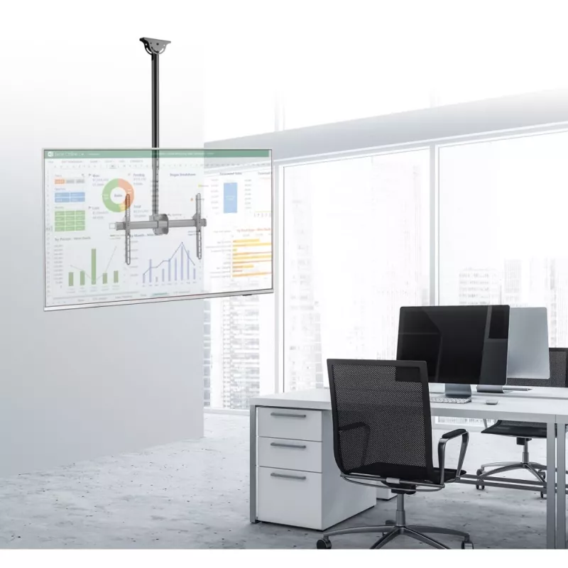 Techly 37–70 teleskoopne universaalne laekinnitus LED-telerile/LCD-ekraanile ICA-CPLB 946S