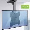 Techly kokkupandav sissetõmmatav laekinnitus telerile LED/LCD 17–37 tolli, must