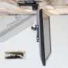 Techly kokkupandav sissetõmmatav laekinnitus telerile LED/LCD 17–37 tolli, must