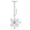 TV-kinnitus Techly ICACPLB906 94 cm (37-tolline) Must