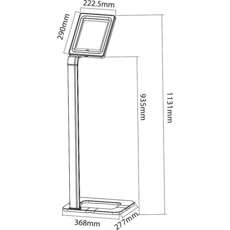 Tahvelarvuti turvakest Techly ICA-TBL-1501 25,6 cm 10,1 tolli valge