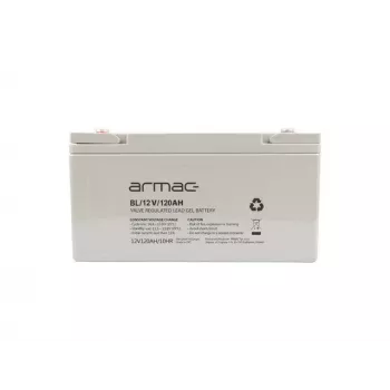 Suletud VRLA geelaku ARMAC BL/12V/120AH — 12 V 120 Ah, pikaealine