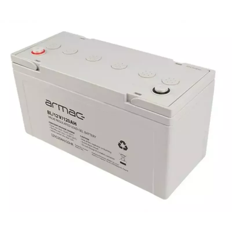 Suletud VRLA geelaku ARMAC BL/12V/120AH — 12 V 120 Ah, pikaealine