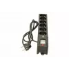 Liigpingekaitse lestar LX 610 G-A — 6 vahelduvvoolupesa, IEC 320, 1,5 m kaabel, 155 J, 230 V, must