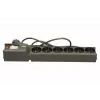 Liigpingekaitse lestar LX 610 G-A — 6 vahelduvvoolupesa, IEC 320, 1,5 m kaabel, 155 J, 230 V, must