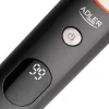 Elektriline hoolduskomplekt Adler AD 2946 — juhtmevaba 5-in-1 meeste trimmer, 4 pikkusastet, 60 min tööaeg, must/roostevaba teras