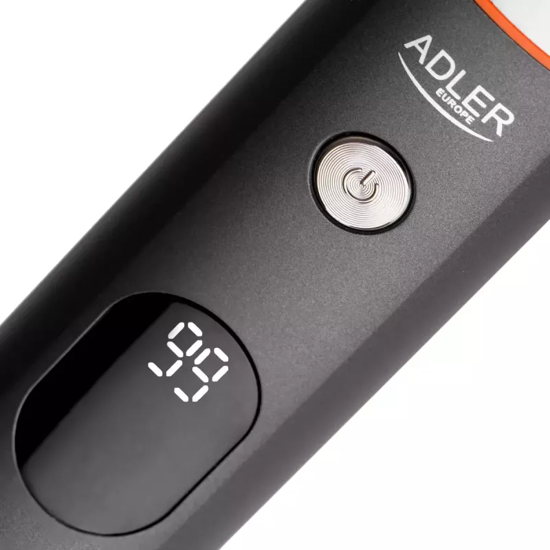 Elektriline hoolduskomplekt Adler AD 2946 — juhtmevaba 5-in-1 meeste trimmer, 4 pikkusastet, 60 min tööaeg, must/roostevaba teras