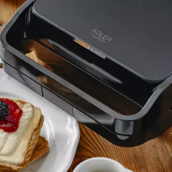 2-in-1 võileivagrill Adler AD 3070b — 850 W, 2 plaati, must