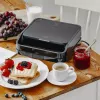 2-in-1 võileivagrill Adler AD 3070b — 850 W, 2 plaati, must